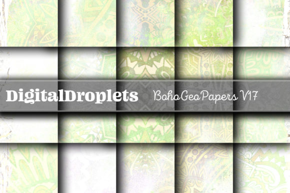 Boho Geo Papers Vol. 17: Design Assets for Modern Projects