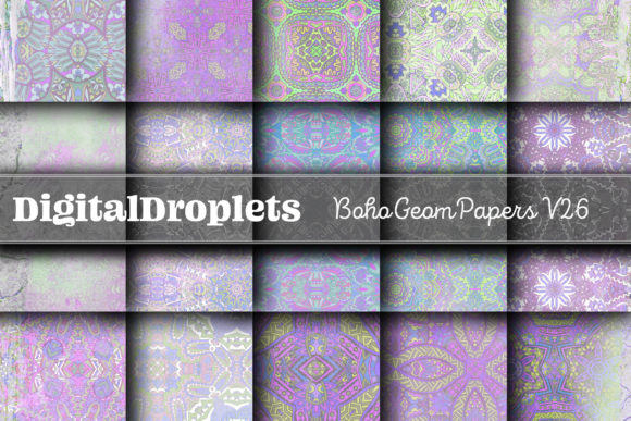 Boho Geom Papers Vol. 26 | Collection: A Designer's Guide