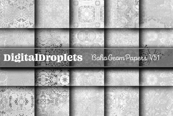 Boho Geom Papers Vol. 51 | Collection: A Designer's Texture Toolkit