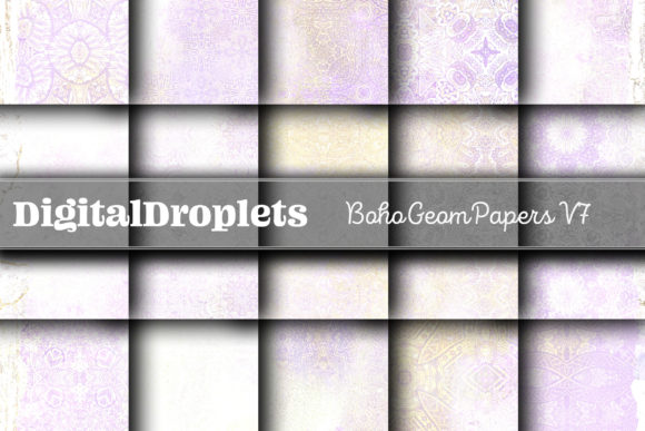 Boho Geom Papers Vol. 7: A Modern Designer’s Texture Toolkit
