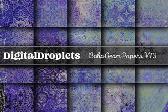 Boho Geom Papers Vol. 73 | Collection: A Designer's Guide