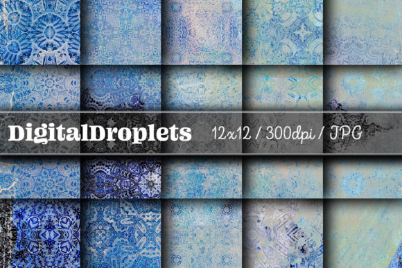 Boho Geom Papers Vol. 86 | Collection: A Designer's Textured Toolkit