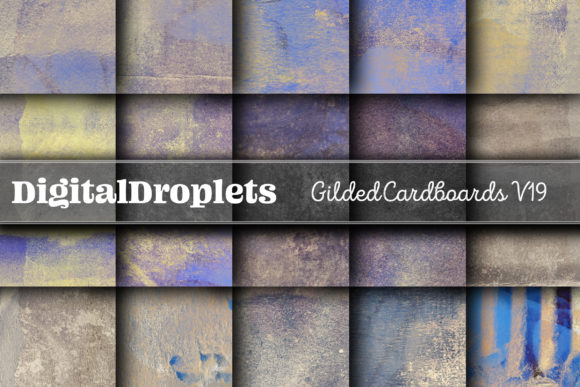 Gilded Cardboards Vol. 18: Textured Backgrounds for Authentic Projects