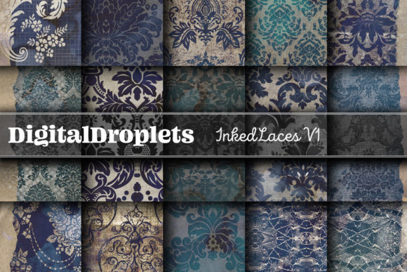 Inked Laces Vol. 1 | Vintage Textures for Modern Design