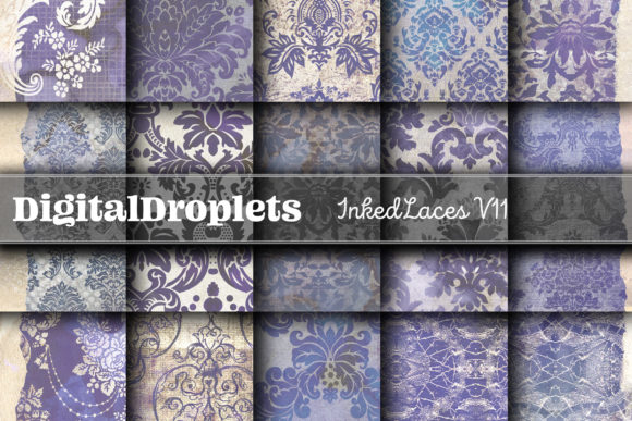Inked Laces Vol. 11: Vintage Textures for Modern Design