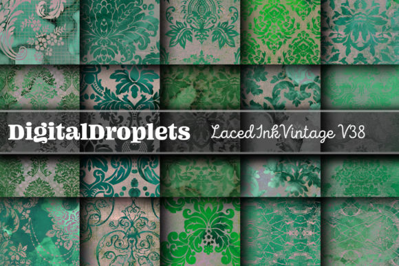 Laced Ink Vintage Vol. 38: Authentic Textures for Modern Design