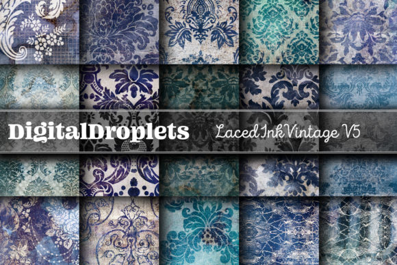 Laced Ink Vintage Vol. 5 | Collection: A Designer's Toolkit for Timeless Texture