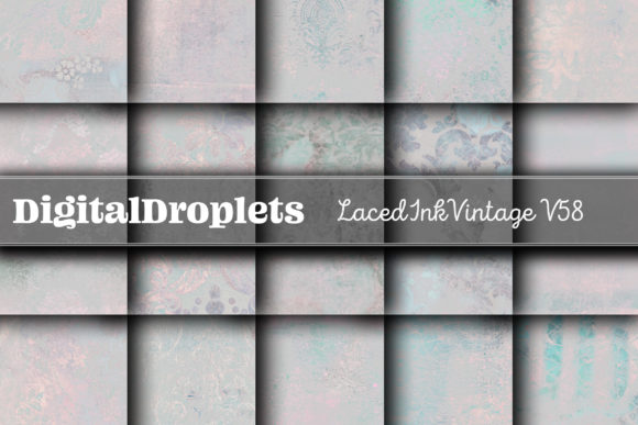 Laced Ink Vintage Vol. 58: Damask & Lace Paper Collection