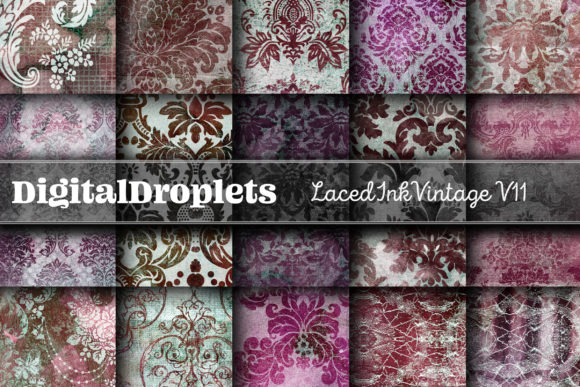 Timeless Textures: Using Laced Ink Vintage Vol. 11