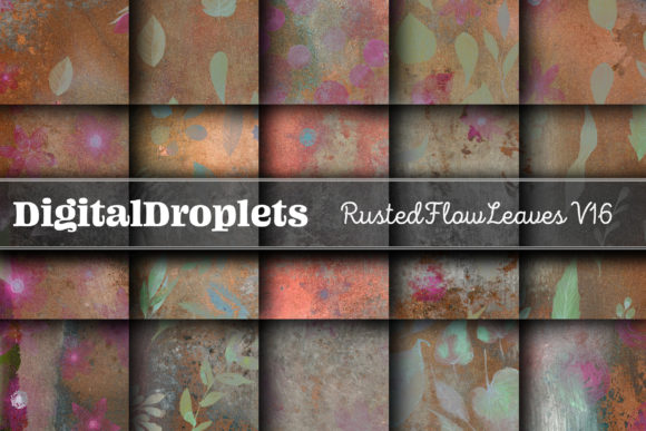 Unleash Gritty Elegance with Rusted Flow Leaves Vol. 16
