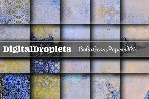 VBoho Geom Papers Vol. 82: A Designer's Toolkit for Texture and Pattern